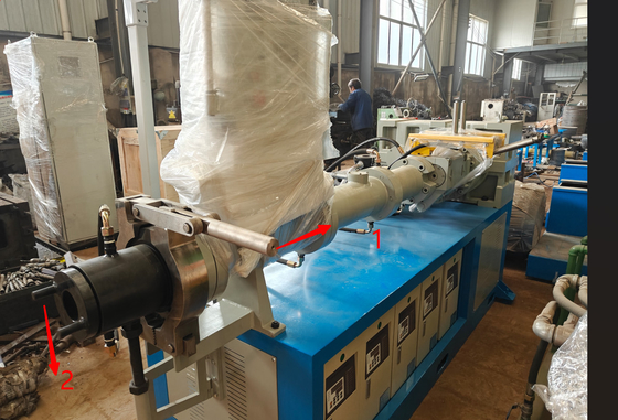 kupować 55kw silnik XJW-90 Model Extruder zimnego zasilania Przyjąć Siemens PLC Schneider Electric online manufacture