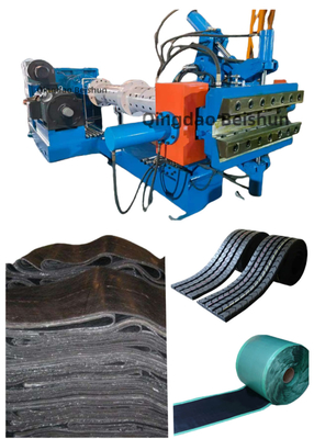 kupować XJD-150×16D Pin Barrel Cold Feed Extruder do wytłaczania bieżnika opony i gumy w zakładzie produkcyjnym z głęboką śrubą online manufacture