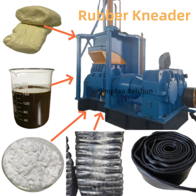 kupować 110L Pneumatyczny Mixer Gumowy Kneader może mieszać gumę o twardości 80 Shore A i kącie nachylenia 140° online manufacture