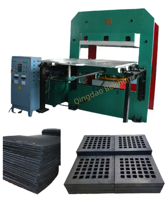 kupować Gumowa płytka odporna na wstrząsy / gumowy ekran Vulcanizing Moulding Machine With Push Pull Mould By Electric Heating online manufacture