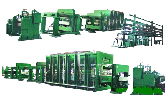 kupować Maszyna do walkanizacji pasów sterowania PLC 800T Prasa hydrauliczna do formowania gumy online manufacture