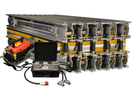 Lekkie przenośne gumowe przenośniki z taśmą przenośną