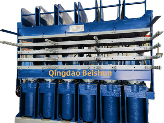 Dobra cena Wysokiej jakości 4-warstwowa praska wulkanizacyjna bieżnika opony gumowej z ciśnieniem 500 ton i sterowanie PLC do ponownej obróbki opon ciężarowych w Internecie