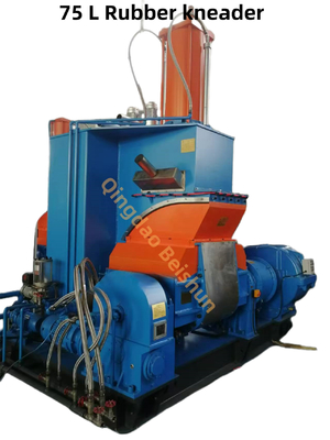 75-litrowy gumowy knetor pod ciśnieniem, hydraulicznie odwracający się, komora mieszania