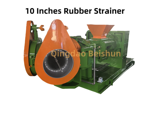 10 cala Twin Head Rubber Strainer Extruder Pojemność 1600 kg/h