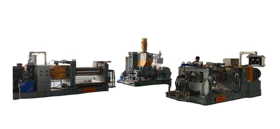 Dobra cena Chłodzenie wodne Dwuwalcowy Mieszalnia Gumowa z sterowaniem PLC i Pojemność 30 kg do produkcji gumowej w Internecie