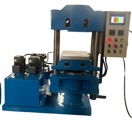 Dobra cena 250mm Plunger Diameter Rubber Vulcanizing Press Machine with Manual Operation and 57.6kw×2 Heating Power w Internecie