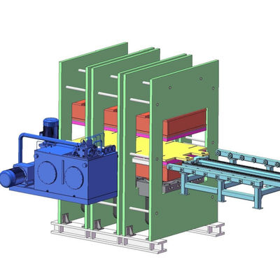 Dobra cena Wulkanizator płaskich uszczelek gumowych do wymienników ciepła - Podwójna warstwa robocza - Prasa gorąca z ręcznym wkładaniem i wyjmowaniem form w Internecie