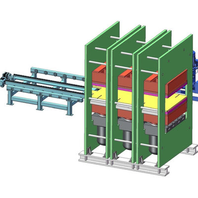 Dobra cena Sprzęt do produkcji podkładek antypoślizgowych z gumy - maszyna do płaskiej wulkanizacji pod ciśnieniem 500 tony - maszyna do formowania gumowego ciśnienia na gorąco typu ramkowego w Internecie