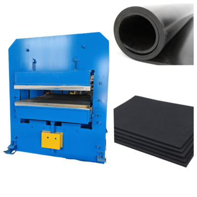 800 Ton Clamping Force Rubber Vulcanizing Press For EPDM Rubber Sheet Manufacturing